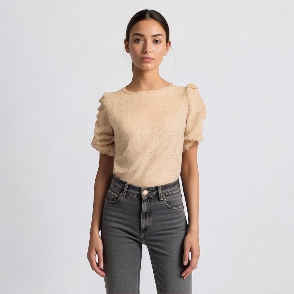 Other Jules & Leopold Womens Half Sleeve Ruched Top Small Pink New Size S / US 4 / IT 40 - 1 Thumbnail