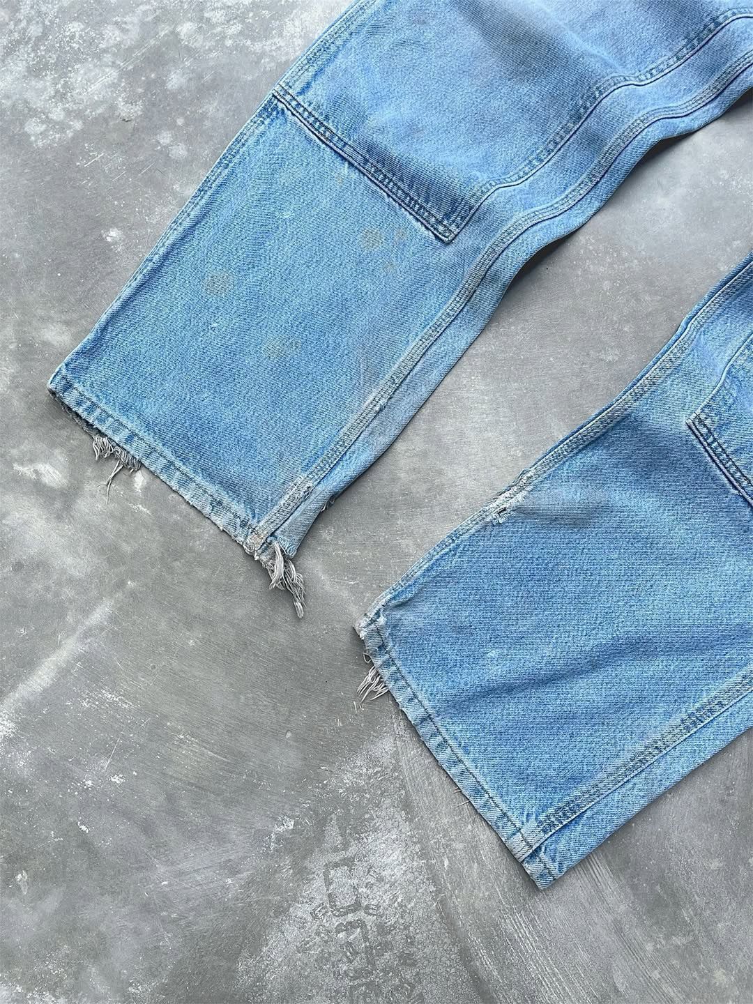 Carhartt Crazy Distressed Vintage Doublee Knee Carhartt Pant B73-DST🥶 Size US 34 / EU 50 - 5 Thumbnail