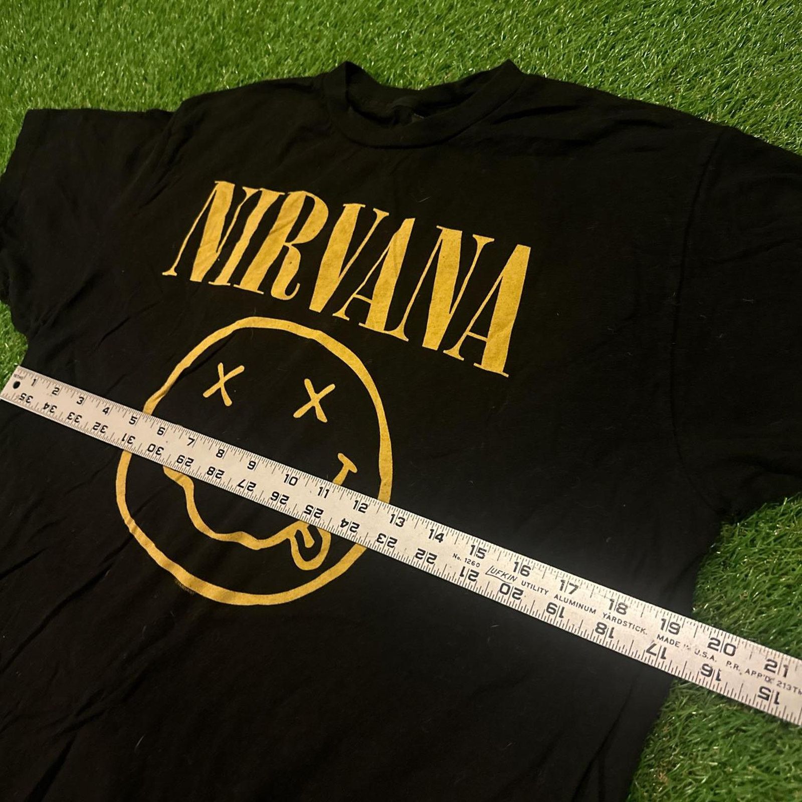 Other Nirvana Smiley Face Graphic T-Shirt Size US L / EU 52-54 / 3 - 3 Thumbnail