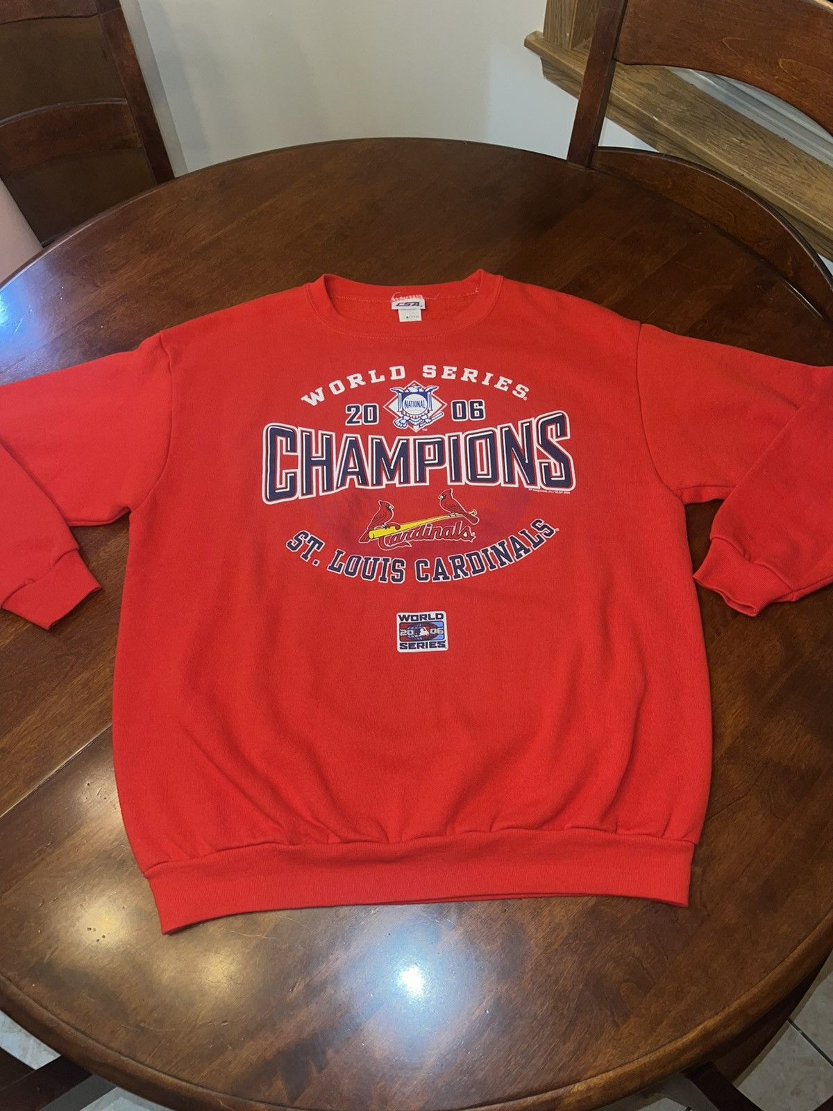 CSA Vintage St. Louis Cardinals 2006 World Series Crew Neck Size US L / EU 52-54 / 3 - 1 Thumbnail