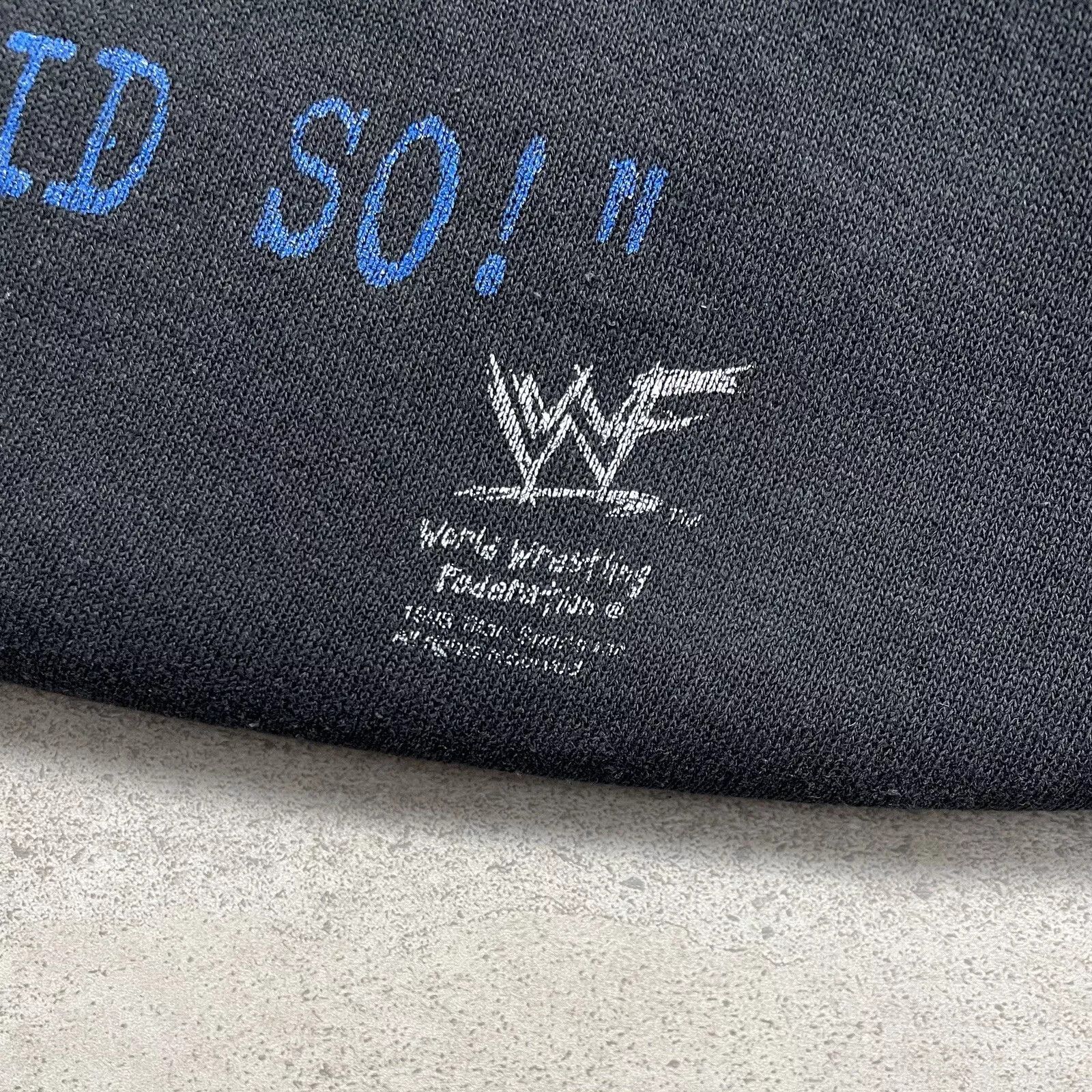 Tultex × Vintage × WWF WWF STONE COLD STEVE AUSTIN 3:16 SWEATSHIRT SIZE XL BLACK Size US XL / EU 56 / 4 - 3 Thumbnail