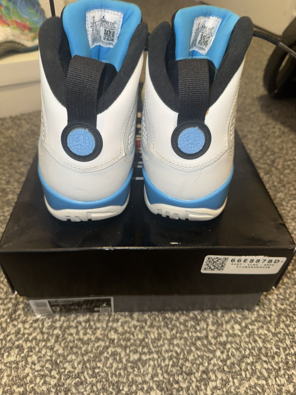 Jordan Brand Jordan 9 Retro Powder Blue Size US 9 / EU 42 - 3 Thumbnail