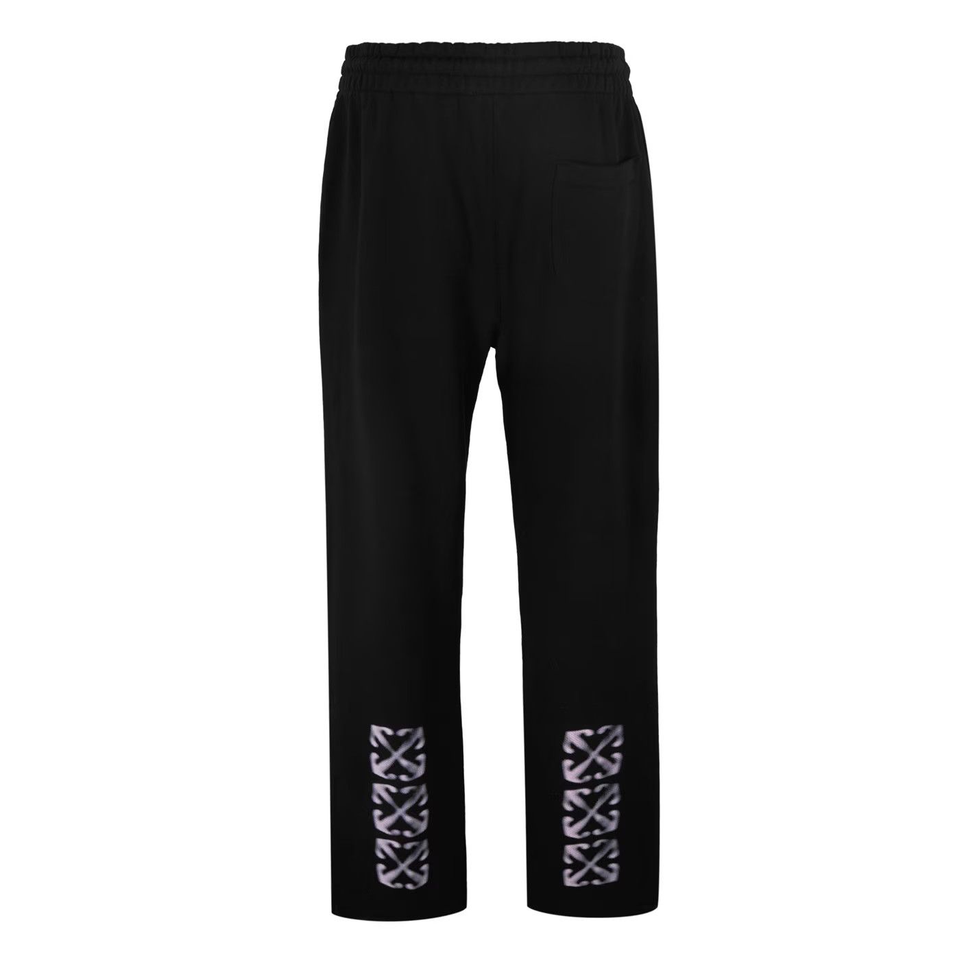 Off-White o1g2r1mq0226 Closed Hem Fleece Sweatpants & Joggers In Black Size US 36 / EU 52 - 2 Thumbnail