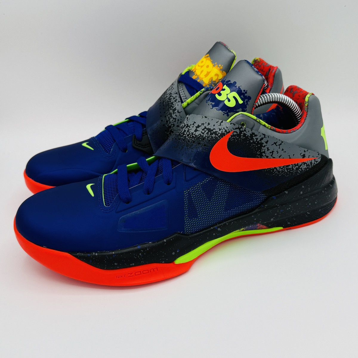 Nike Nike KD 4 NERF Multicolor Basketball Sneakers - 2024 Shoe Size US 9.5 / EU 42-43 - 1 Thumbnail