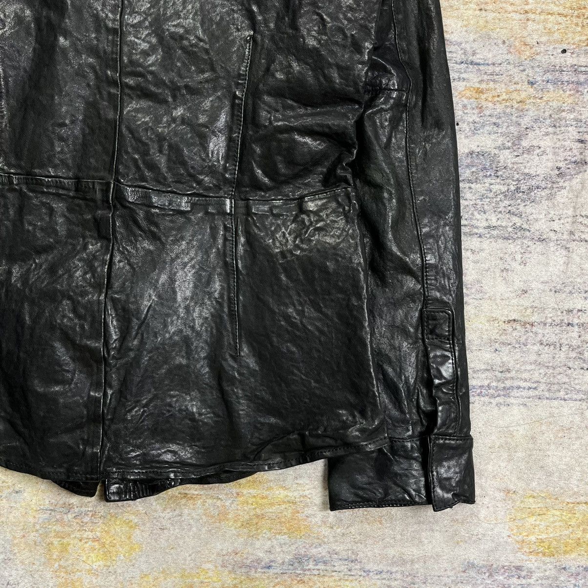 Isamu Katayama Backlash Luva tram wrinkled leather jacket guidi ccp style Size US M / EU 48-50 / 2 - 10 Thumbnail