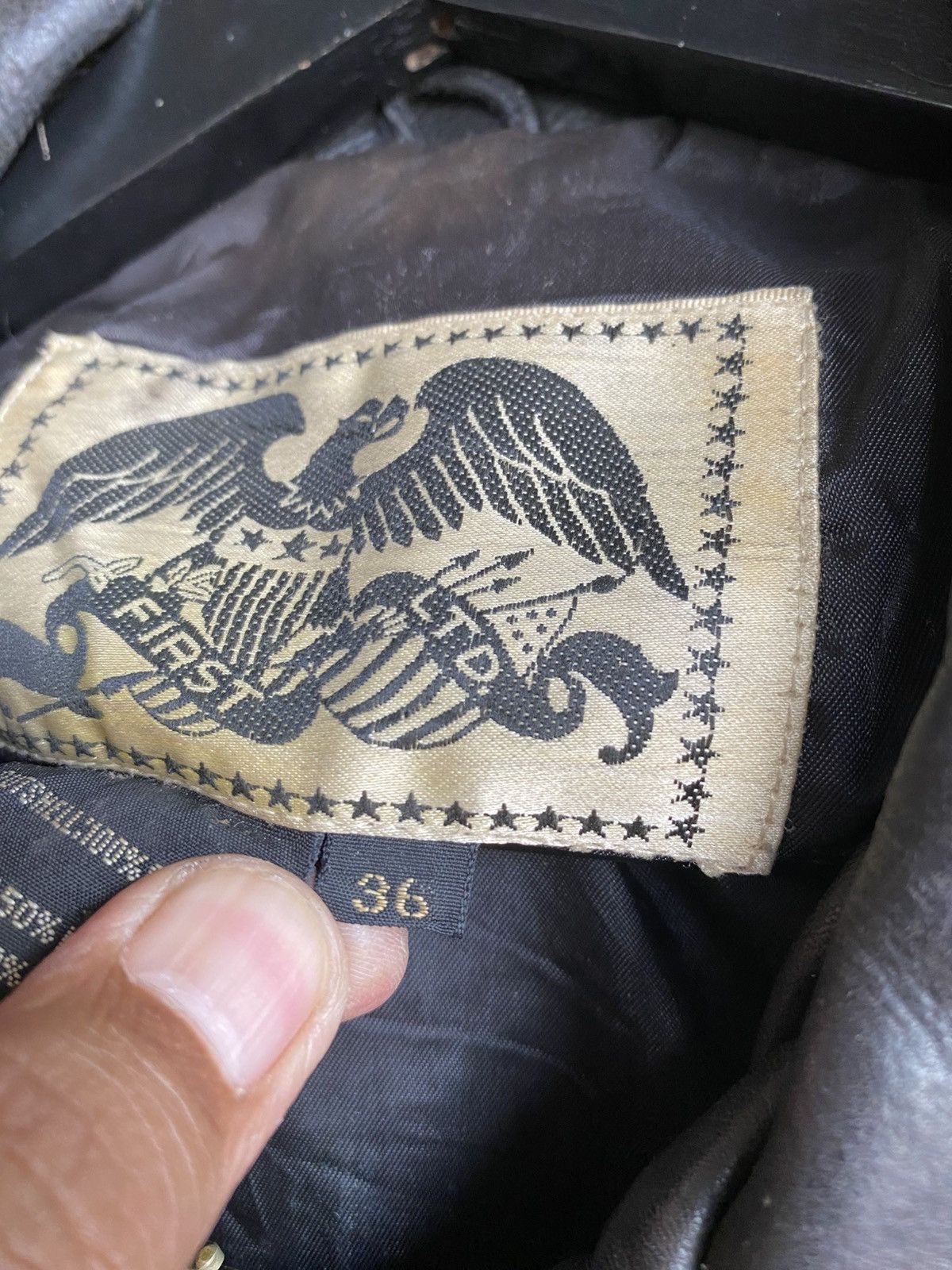 Vintage Vintage H.I.S. Genuine Leather Bomber Jacket Black | Classic Size US M / EU 48-50 / 2 - 8 Thumbnail