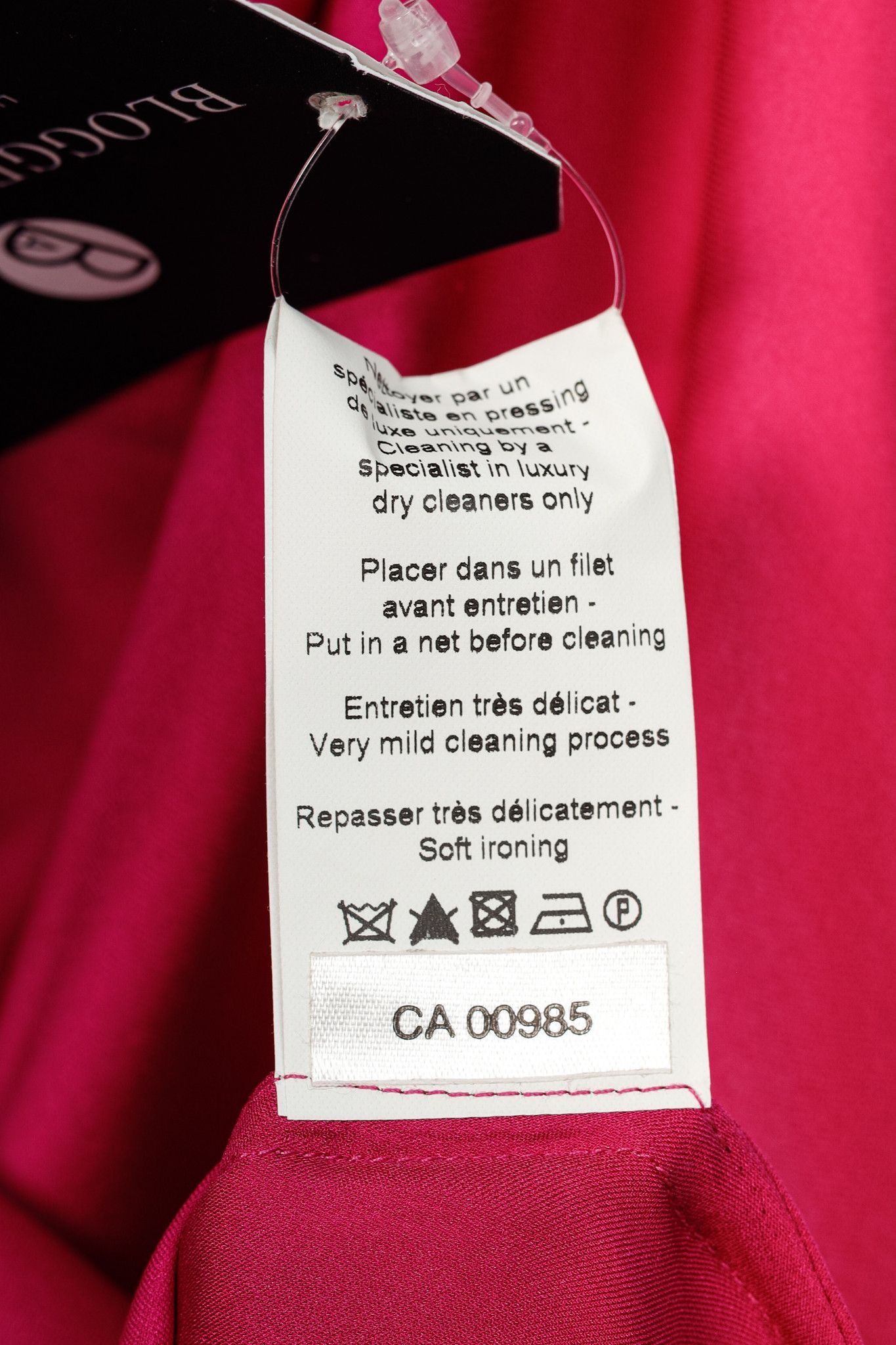 Lanvin Lanvin SS/13 Fuchsia Silk Charmeuse Cowl-Neck Blouse Size M / US 6-8 / IT 42-44 - 9 Thumbnail