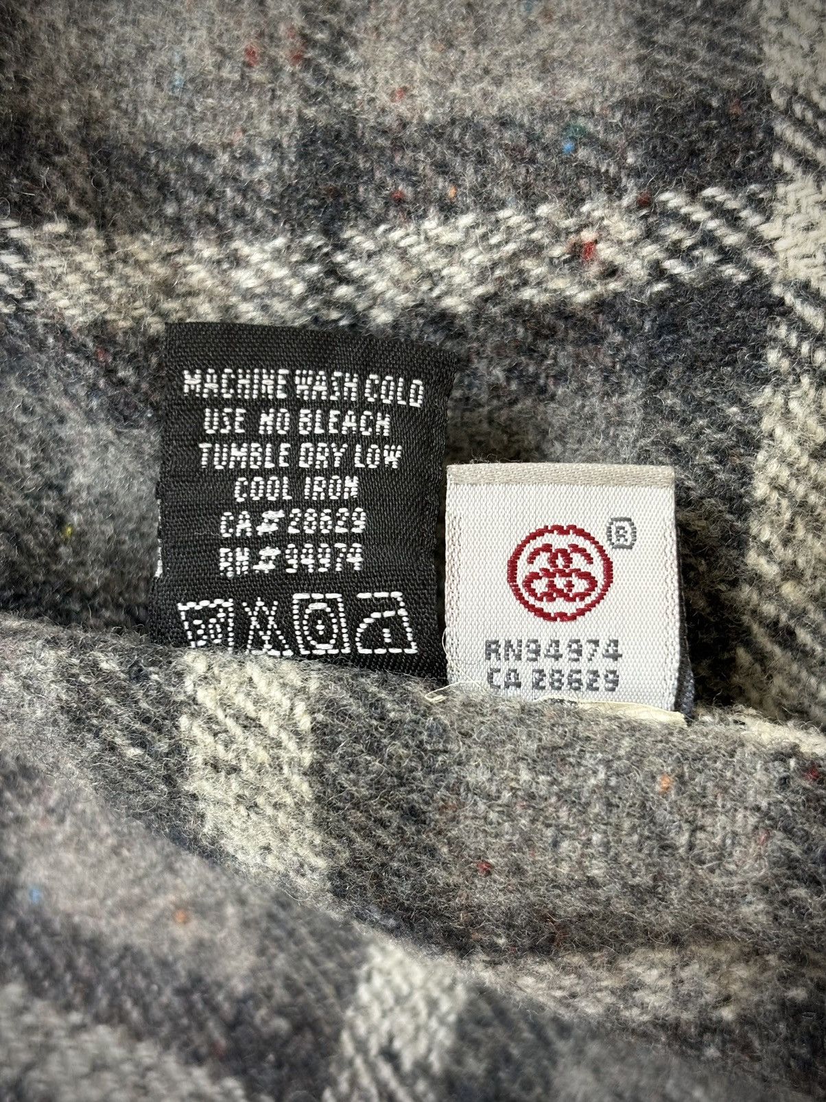 Stussy 2000’s Vintage Stussy Work Gear Blanket Trucker Denim Jacket Size US M / EU 48-50 / 2 - 7 Thumbnail