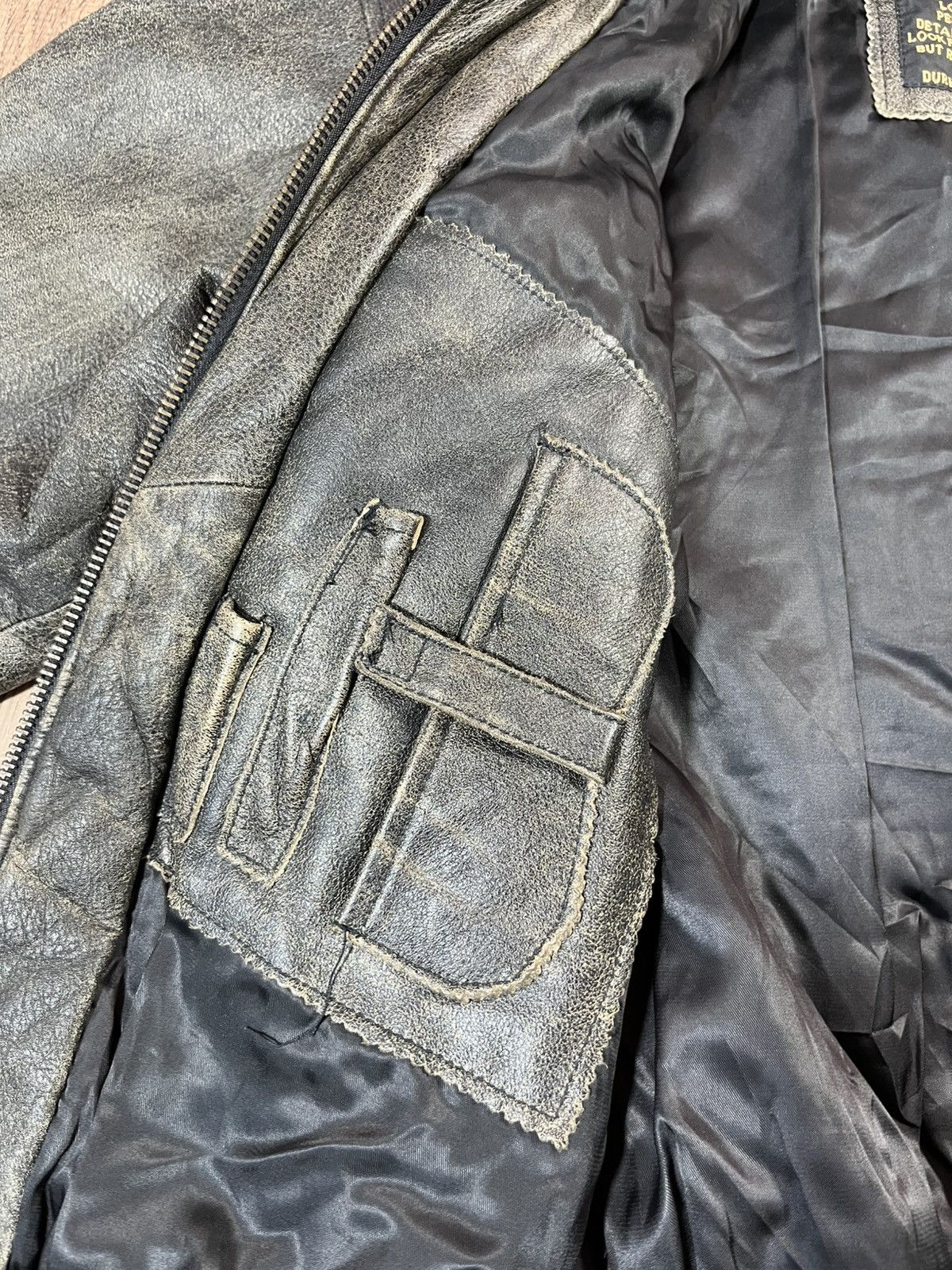 Leather Vintage Chesterfield Leather Jacket she is alone Size US L / EU 52-54 / 3 - 14 Thumbnail
