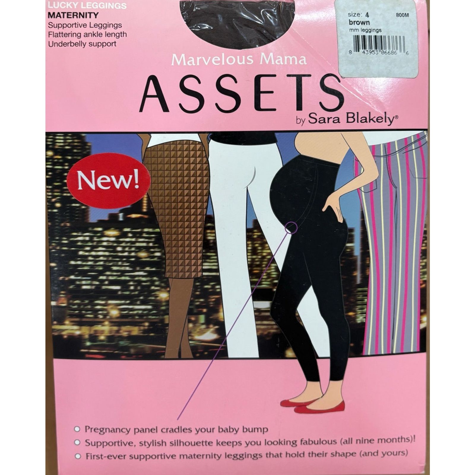Spanx Marvelous Mama Maternity Lucky Leggings Brown Size 4 Size ONE SIZE - 1 Thumbnail