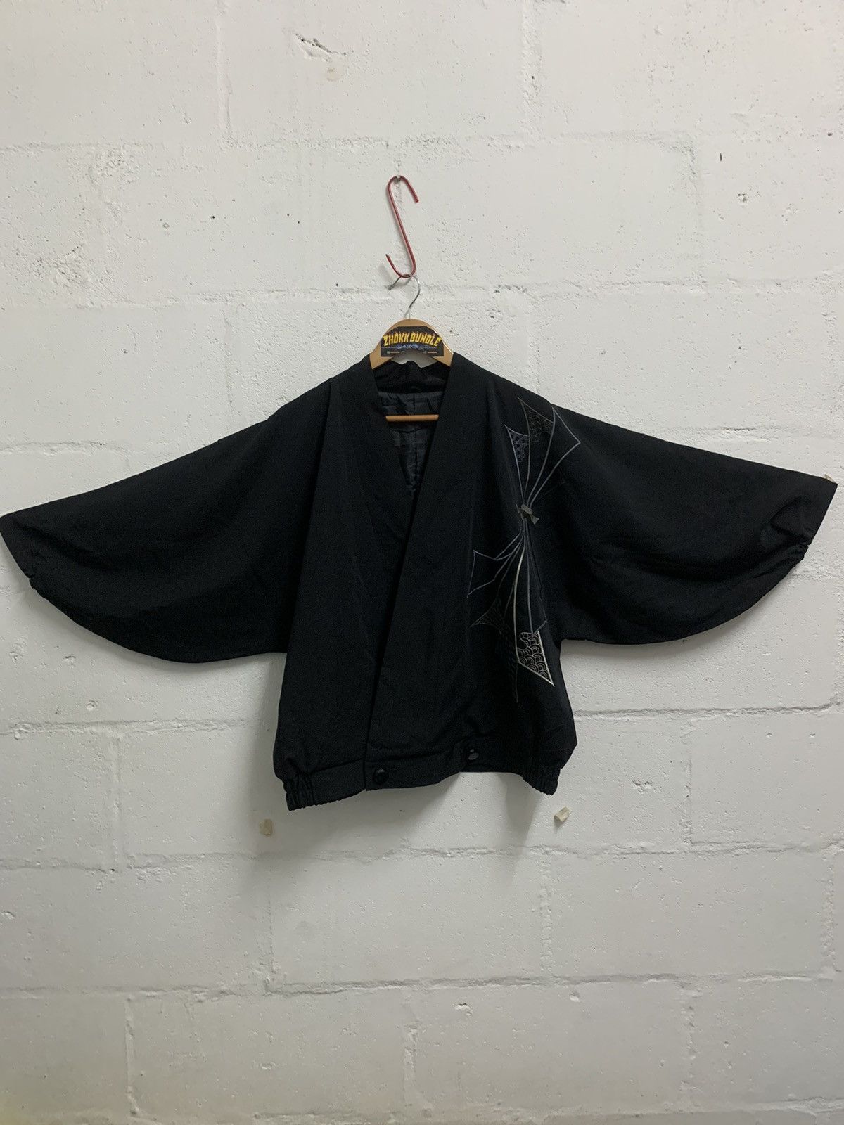 image of Batwing Kimono Jacket in Black, Women's