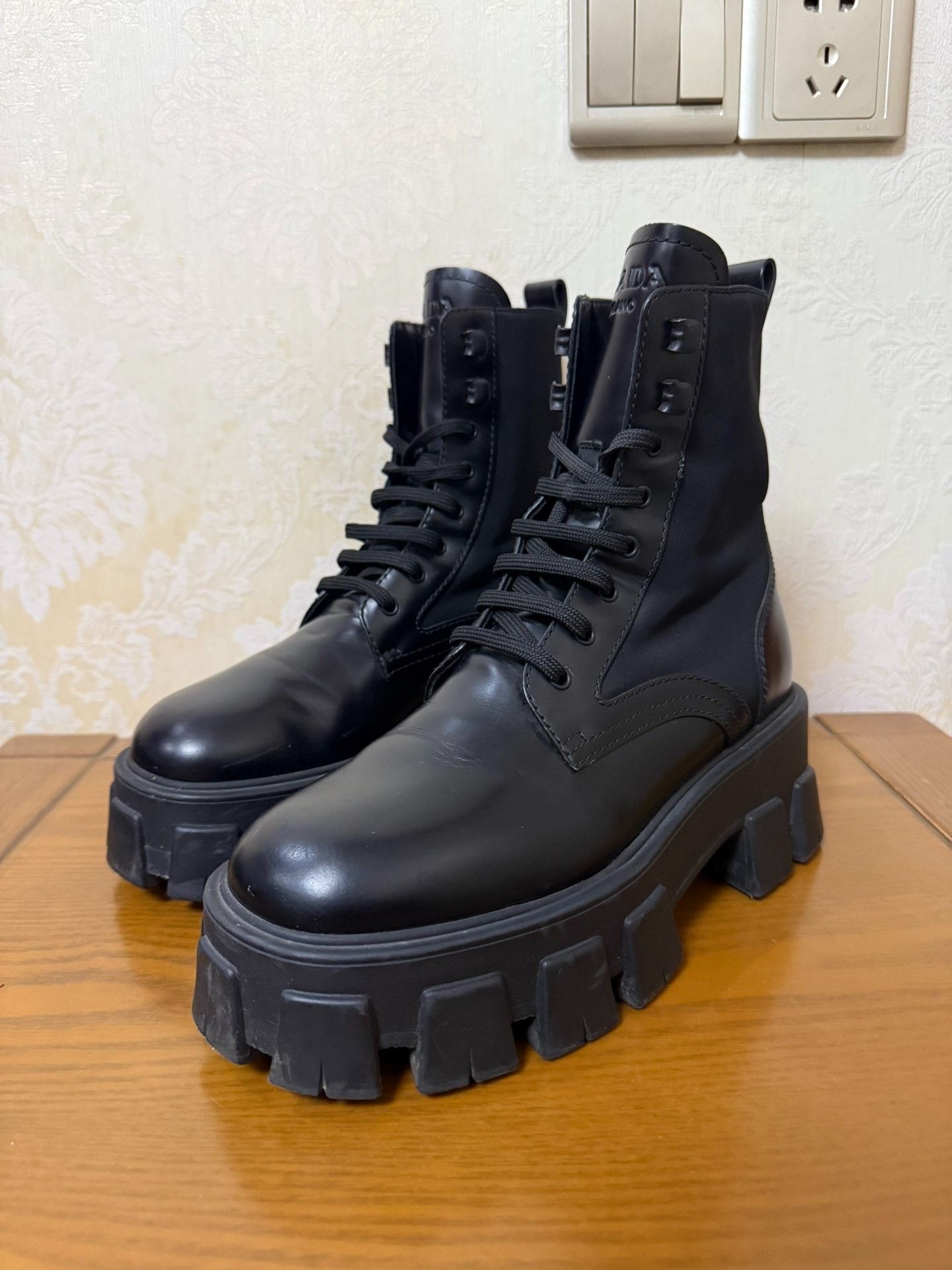 Prada Prada Black Boots us_7 Women Size US 7 / IT 37 - 1 Thumbnail