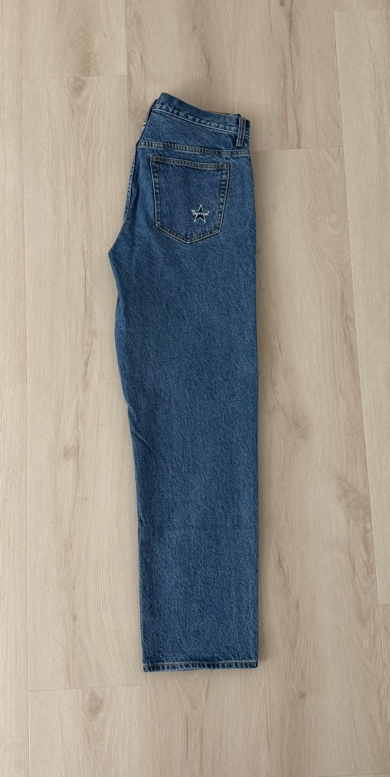 Supreme Supreme FW24 Regular Jean Washed Indigo Size US 32 / EU 48 - 25 Thumbnail