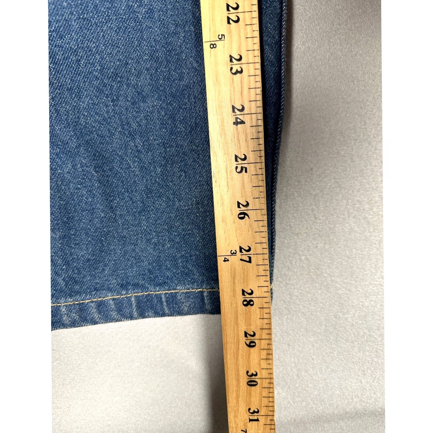 Vintage Harbor Bay Jeans Mens 44x28 Loose Fit Tapered Leg Blue Denim 5-Pocket Pocket Outdoor NEW Size US 44 / EU 60 - 6 Thumbnail