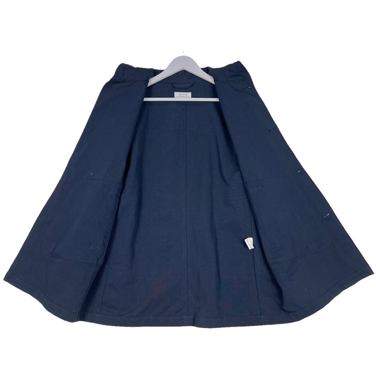 Edifice Japan 🔥 EDIFICE JAPAN INDIGO SHAWL COLAR CHORE JACKET MADE JAPAN Size US M / EU 48-50 / 2 - 11 Thumbnail