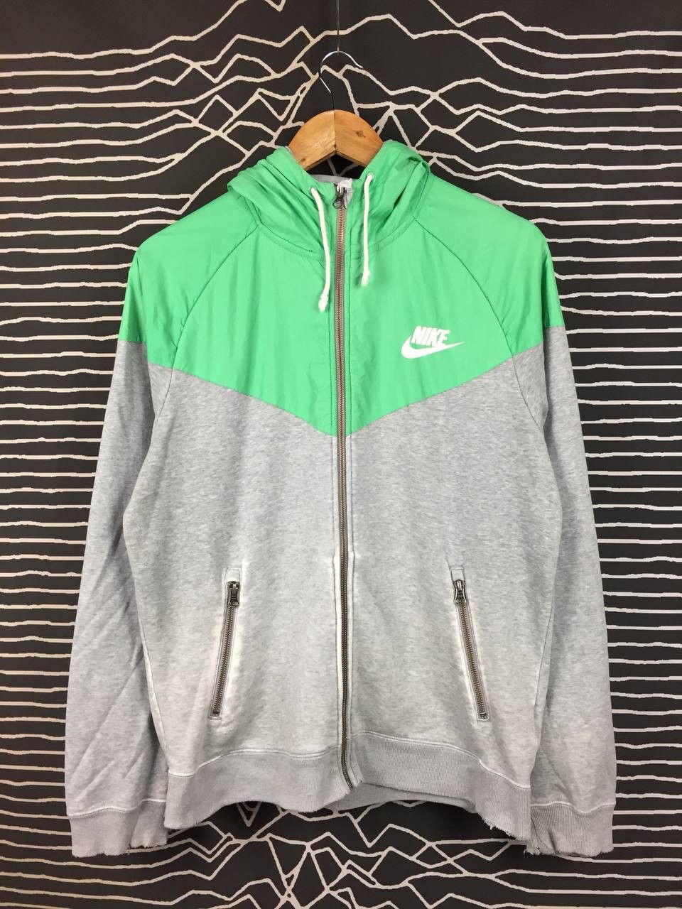 Nike Nike Windrunner Two-Tone Hybrid Full Zip Sportswear Hoodie Size US L / EU 52-54 / 3 - 1 Thumbnail