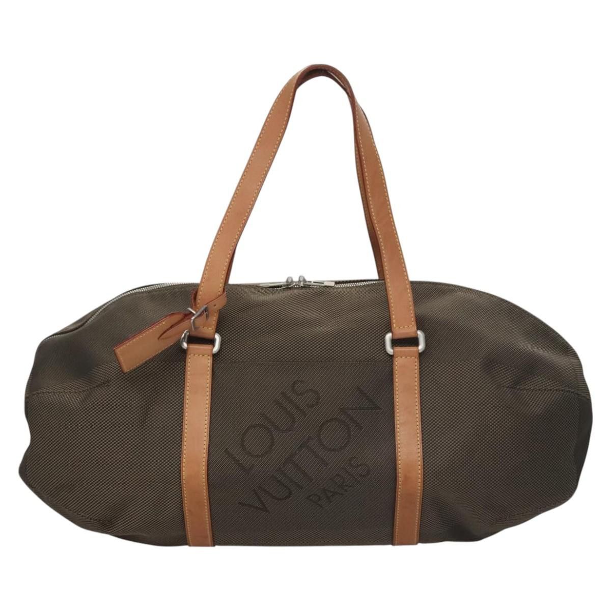Geant Brown Canvas Travel Bag (Pre-Owned)