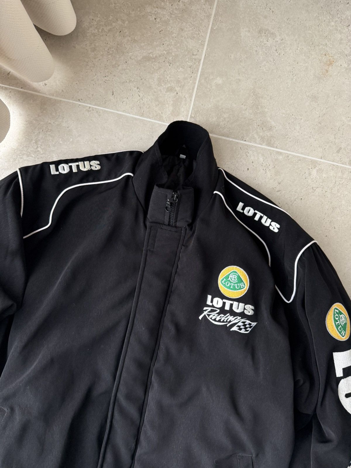 Formula 1 Rare Vintage Grand Prix Team Lotus Formula 1 Racing Jacket Size US L / EU 52-54 / 3 - 3 Thumbnail