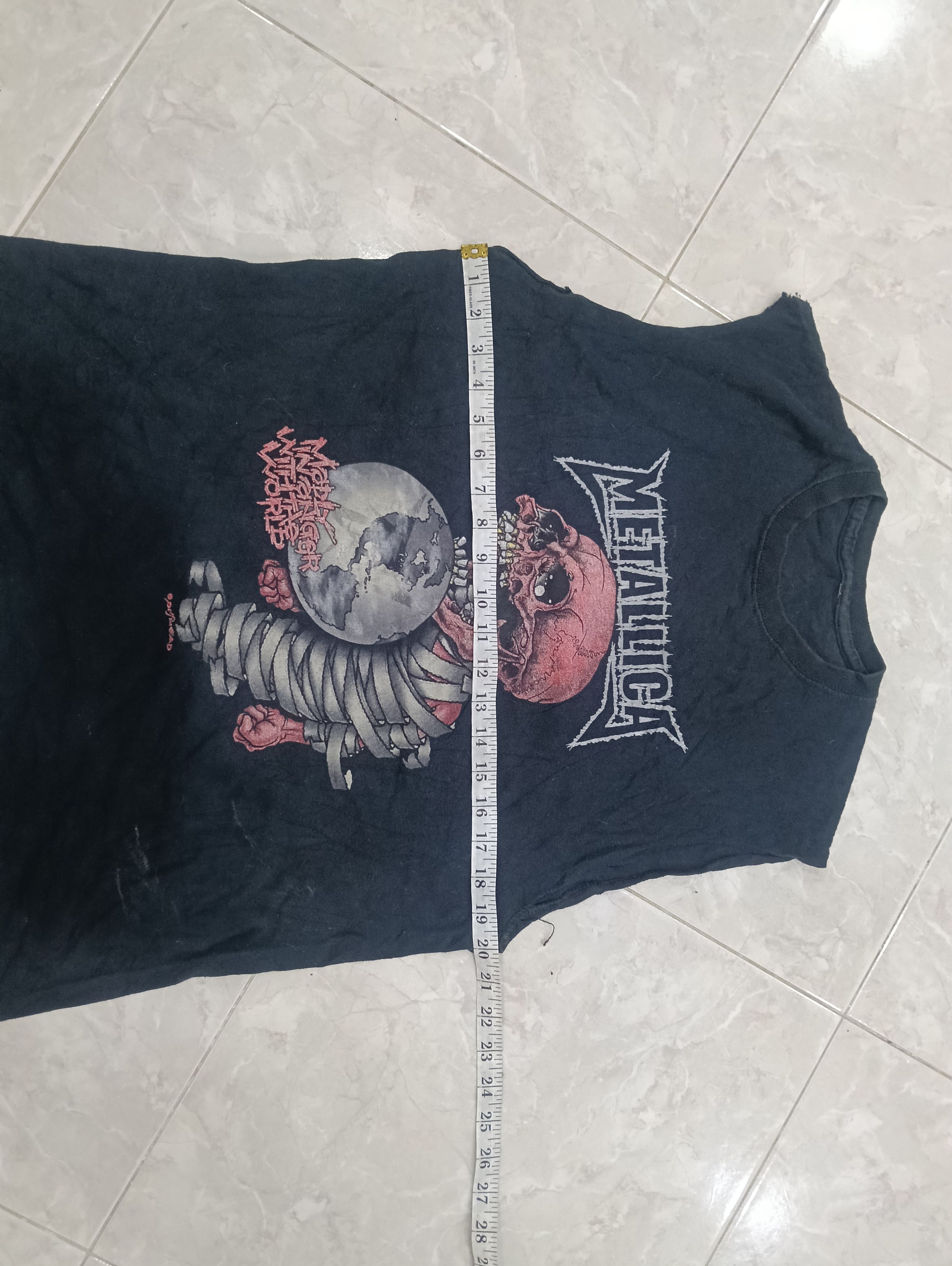 Metallica Vintage Y2K Metallica Pushead Tee Size US M / EU 48-50 / 2 - 7 Thumbnail