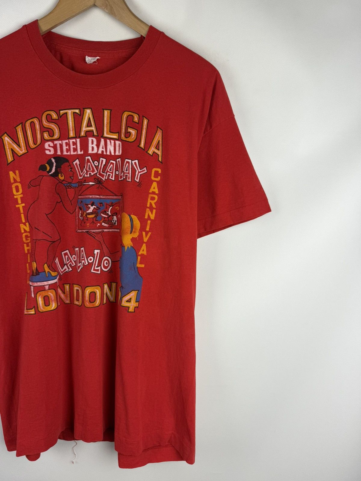 Vintage Nostalgia Steel Band Vintage London 94 T Shirt Tee Size ~ XL Size US XL / EU 56 / 4 - 3 Thumbnail