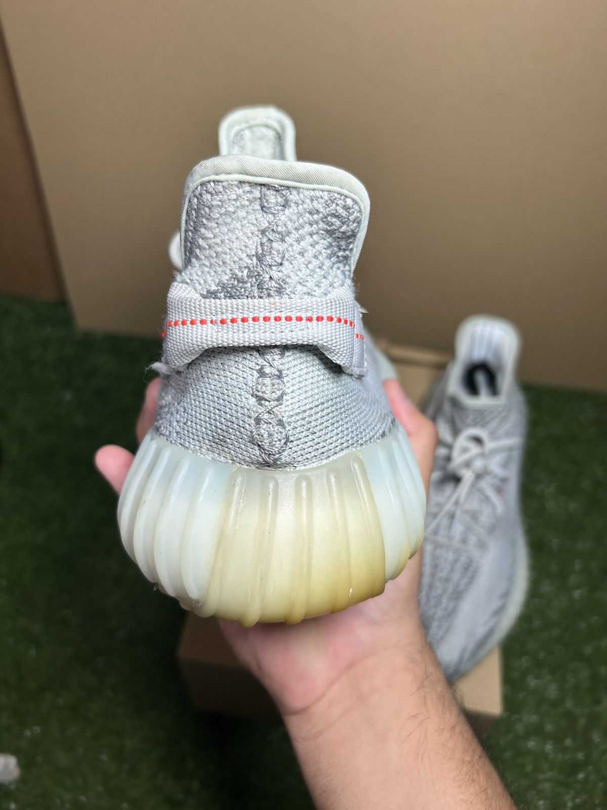 Yeezy Yeezy 350 blue tint Size US 12 / EU 45 - 8 Thumbnail