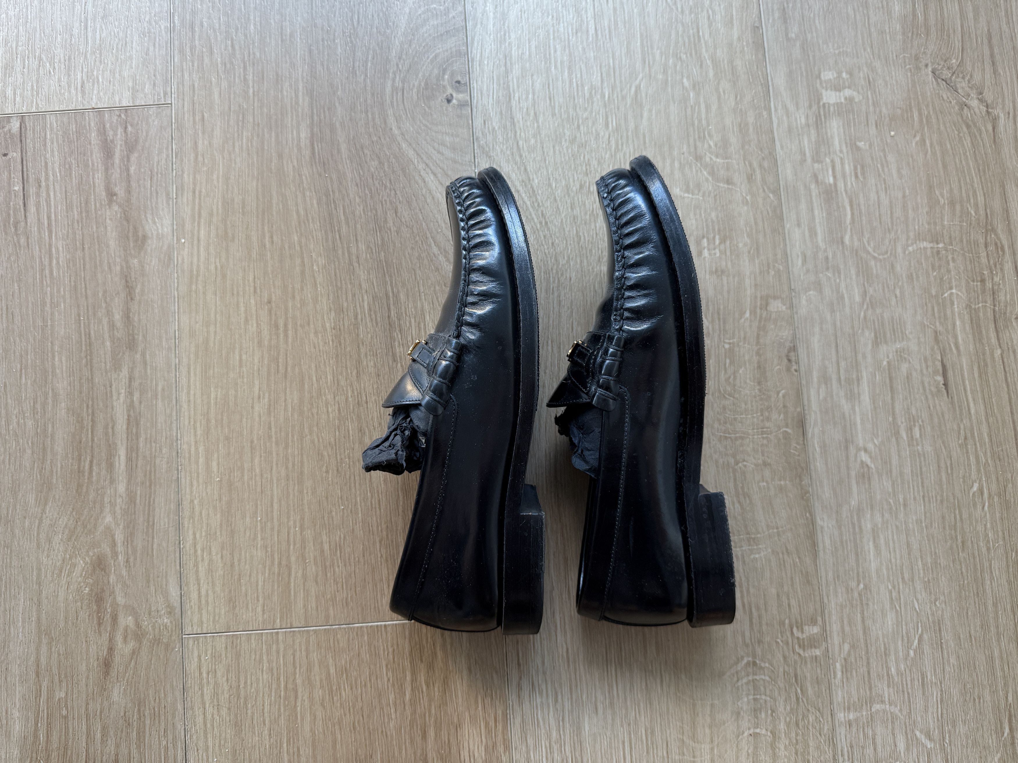 Celine Celine Luco Loafer in Polished Bullskin Size US 6 / IT 36 - 2 Thumbnail