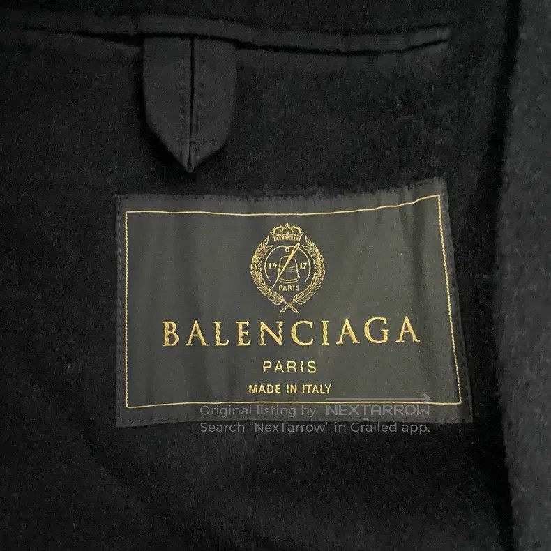 Balenciaga Balenciaga Luxurious Alpaca Wool Overcoat with Reversible Size US S / EU 44-46 / 1 - 3 Thumbnail