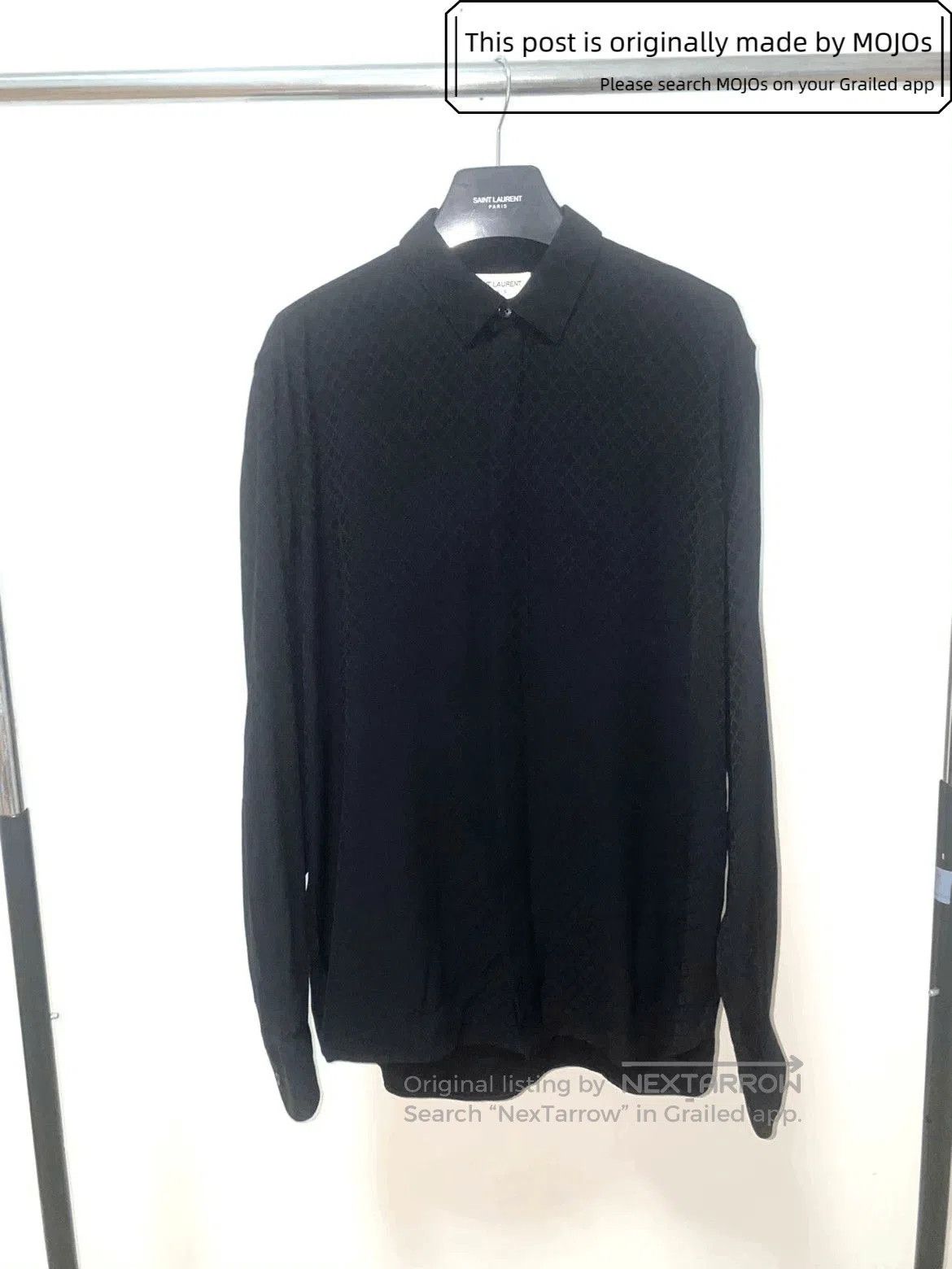 Saint Laurent Paris Sz 38 Saint Laurent PAris 21SS Stitches Patten Shirt. Size US M / EU 48-50 / 2 - 1 Thumbnail