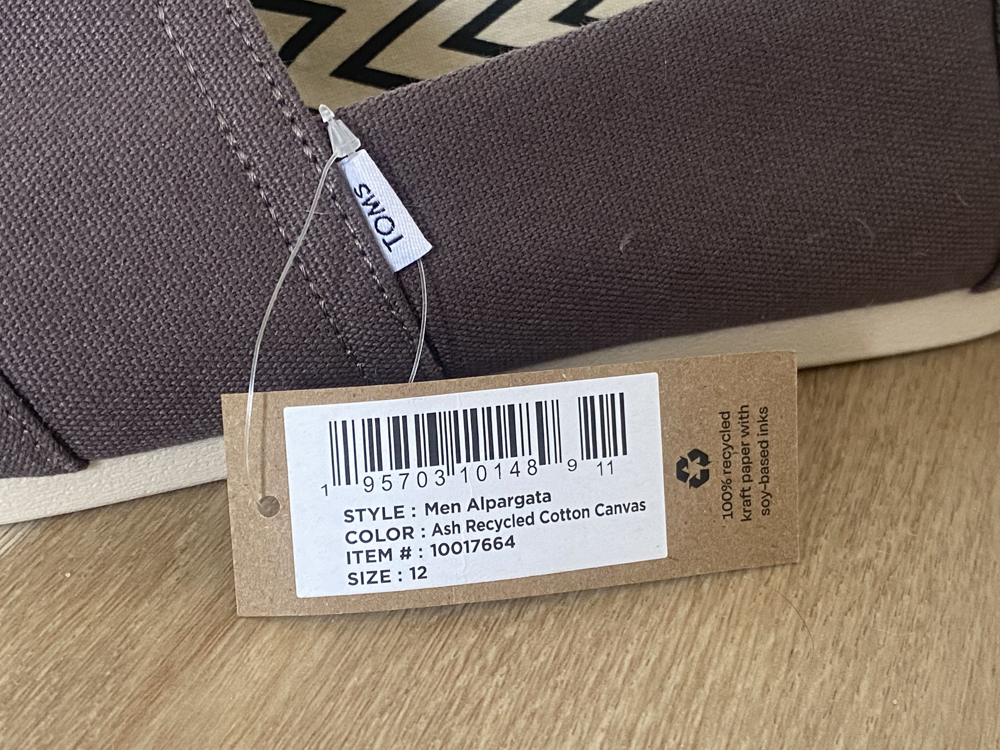 Toms Toms Alpargata Espadrille Size US 12 / EU 45 - 6 Thumbnail