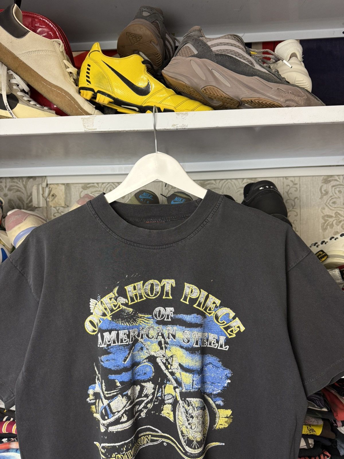 Harley Davidson Vintage Harley Davidson T Shirt One Hot Piece 80s signal Size US M / EU 48-50 / 2 - 17 Thumbnail