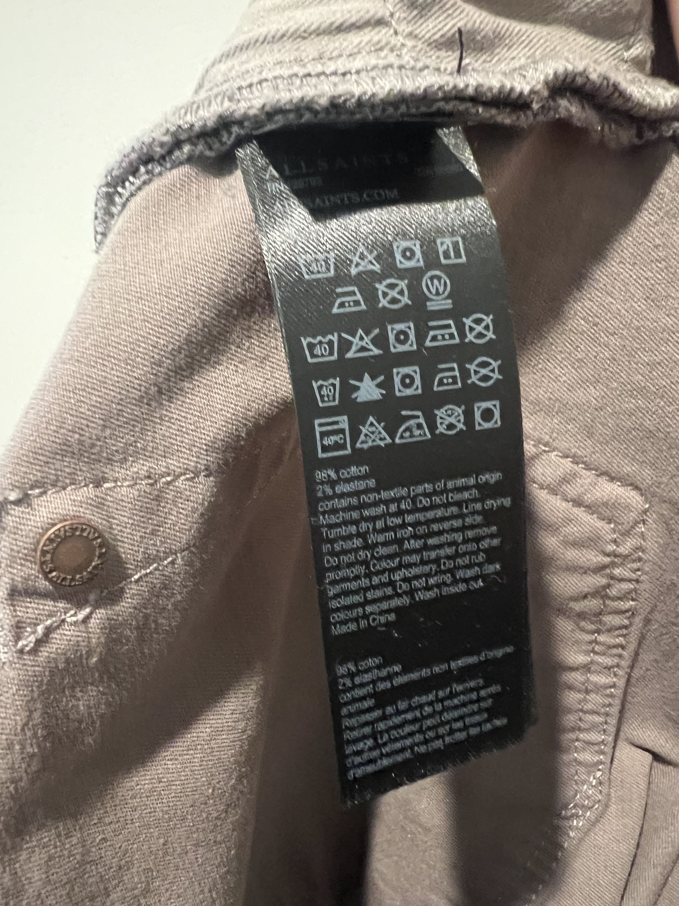 Allsaints Allsaints Casual Fit Pants Size US 33 - 7 Thumbnail