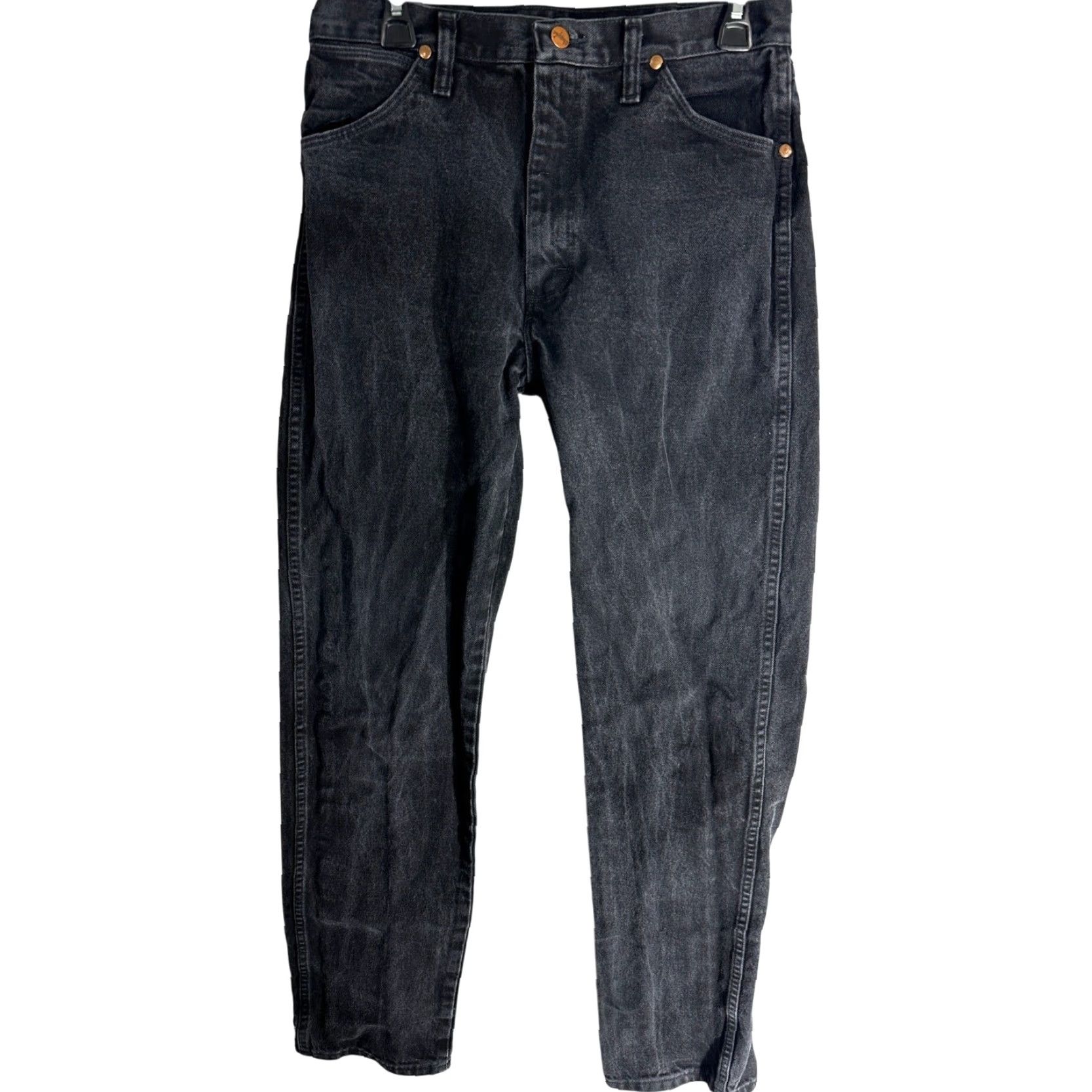 Wrangler VINTAGE Wrangler Jeans Mens Size 31 Gray Denim 100% Cotton Western Cowboy Rodeo Size US 30 / EU 46 - 2 Thumbnail