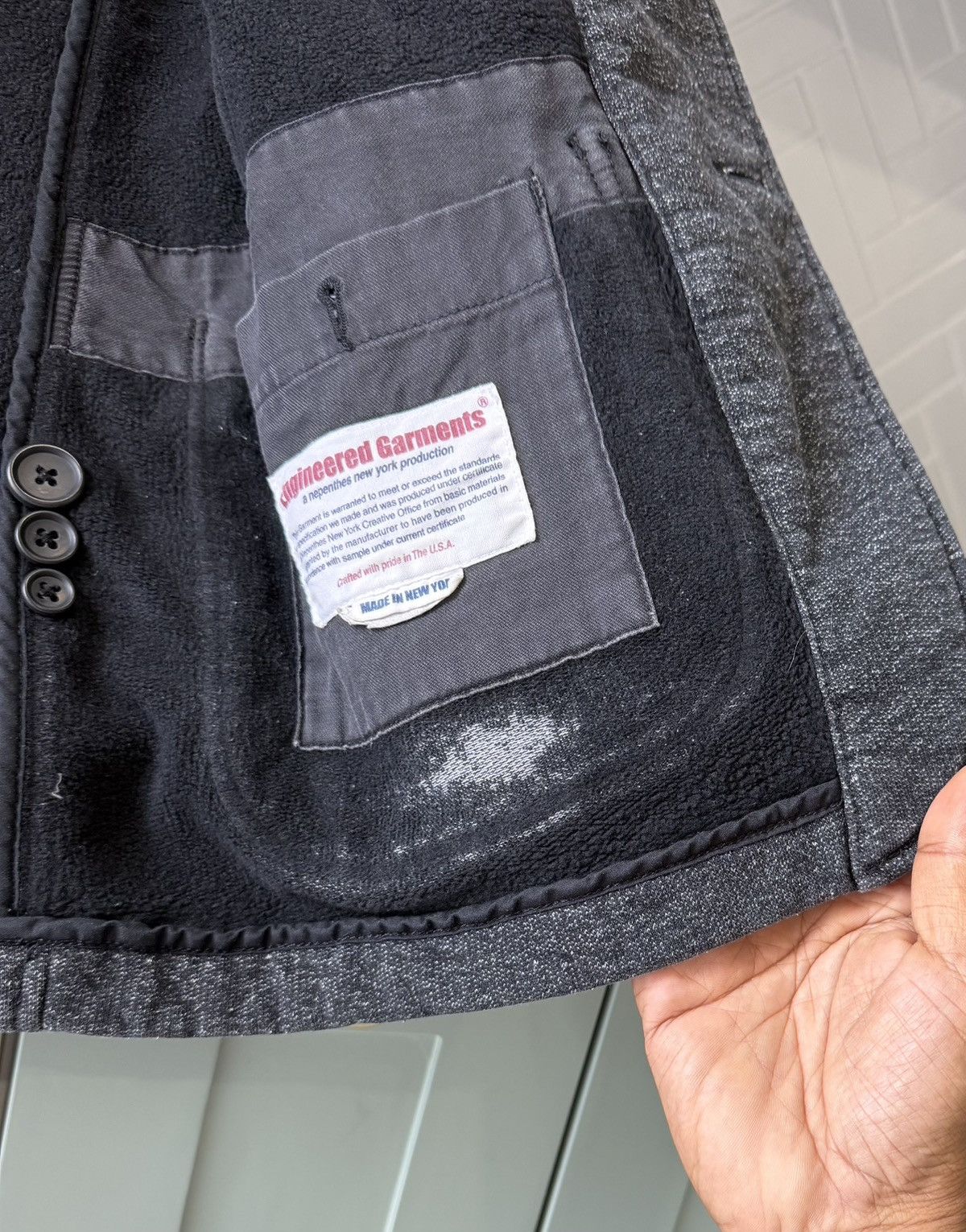 Engineered Garments Engineered Garments Wool Work Jacket Made in New York Size US XS / EU 42 / 0 - 11 Thumbnail