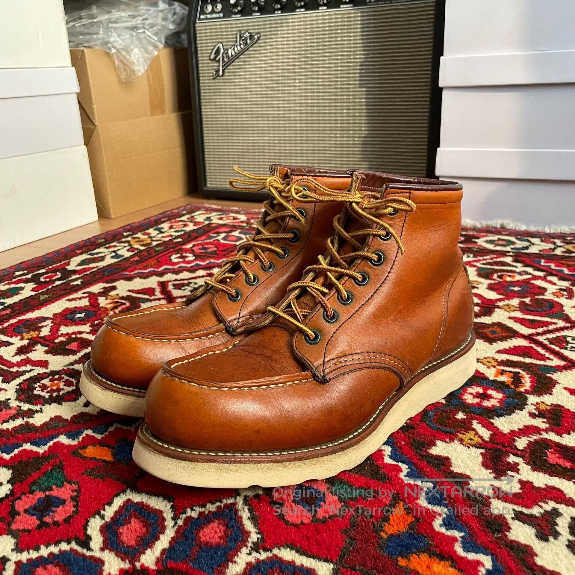 Red Wing Red Wing 875 Classic Work Boots. Size US 7.5 / EU 40-41 - 2 Thumbnail