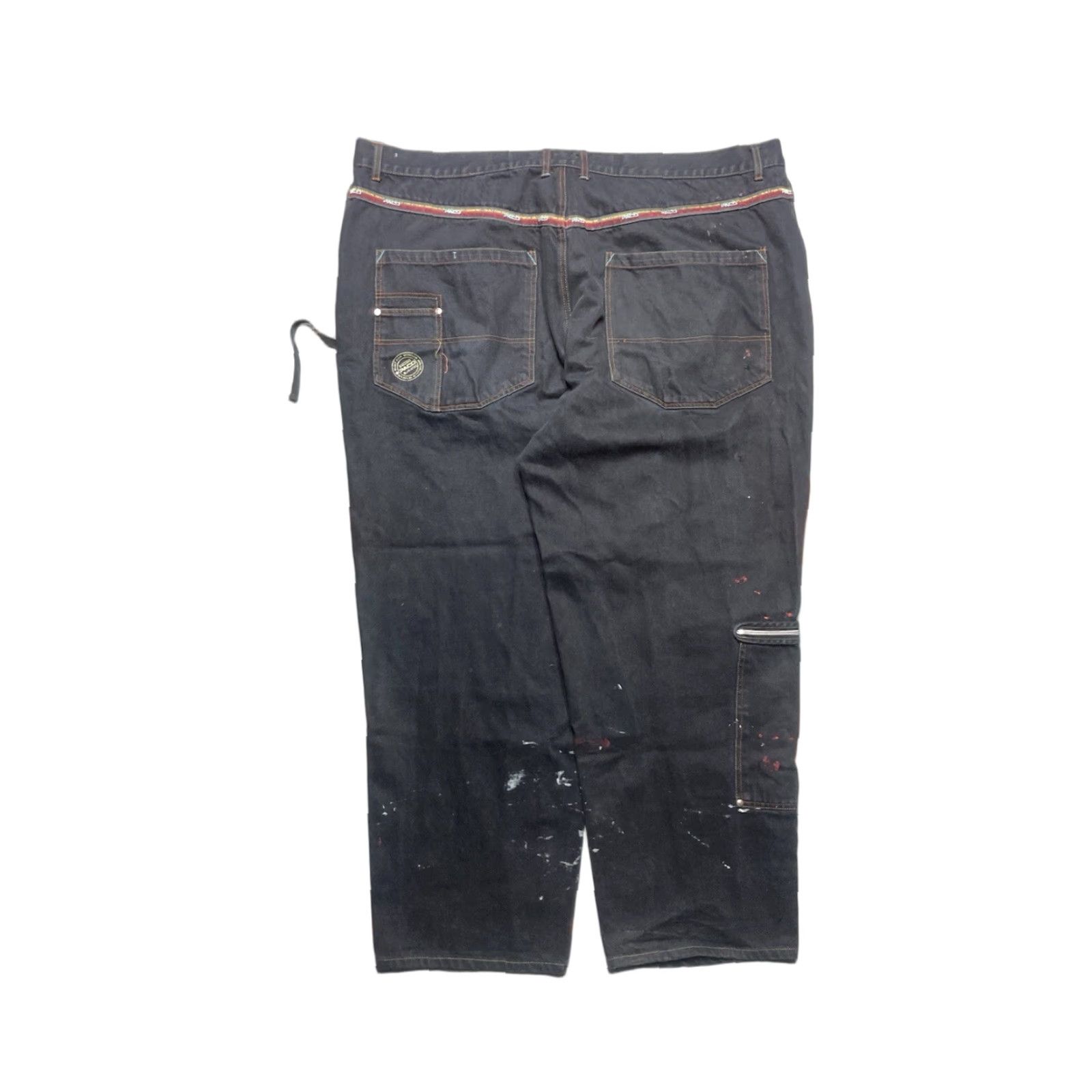 Vintage VINTAGE PACO Jeans Wide-Leg 50x33 Black Mens Size US 34 / EU 50 - 1 Thumbnail