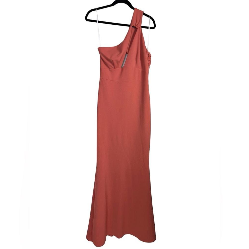 Designer Katie May I Edgy One-Shoulder Maxi Dress Gown Medium Size M / US 6-8 / IT 42-44 - 2 Thumbnail