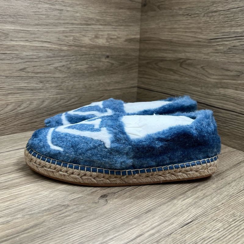 Louis Vuitton Louis Vuitton Classic Logo Blue Fisherman Shoes 0079 Size US 6 / IT 36 - 1 Thumbnail