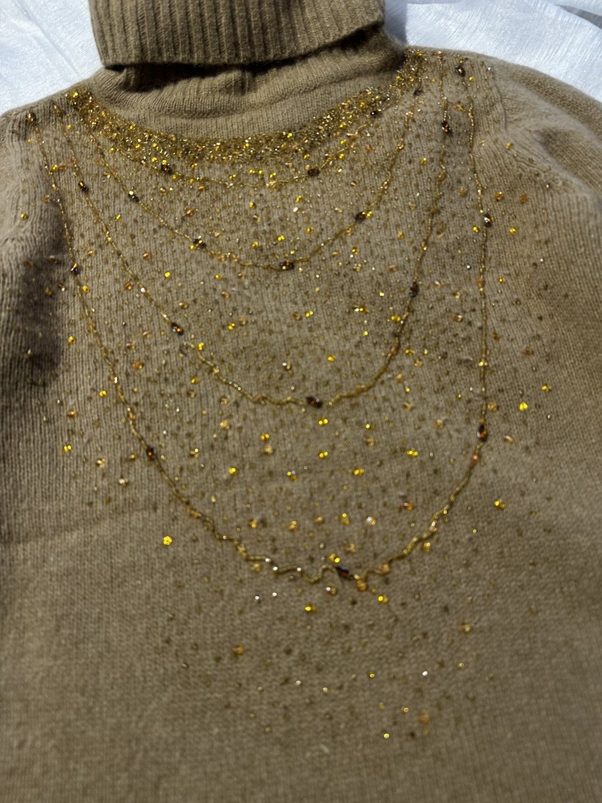 Dolce & Gabbana D&G Dolce & Gabbana Archive Embellished Turtleneck Sweater Size XS / US 0-2 / IT 36-38 - 7 Thumbnail