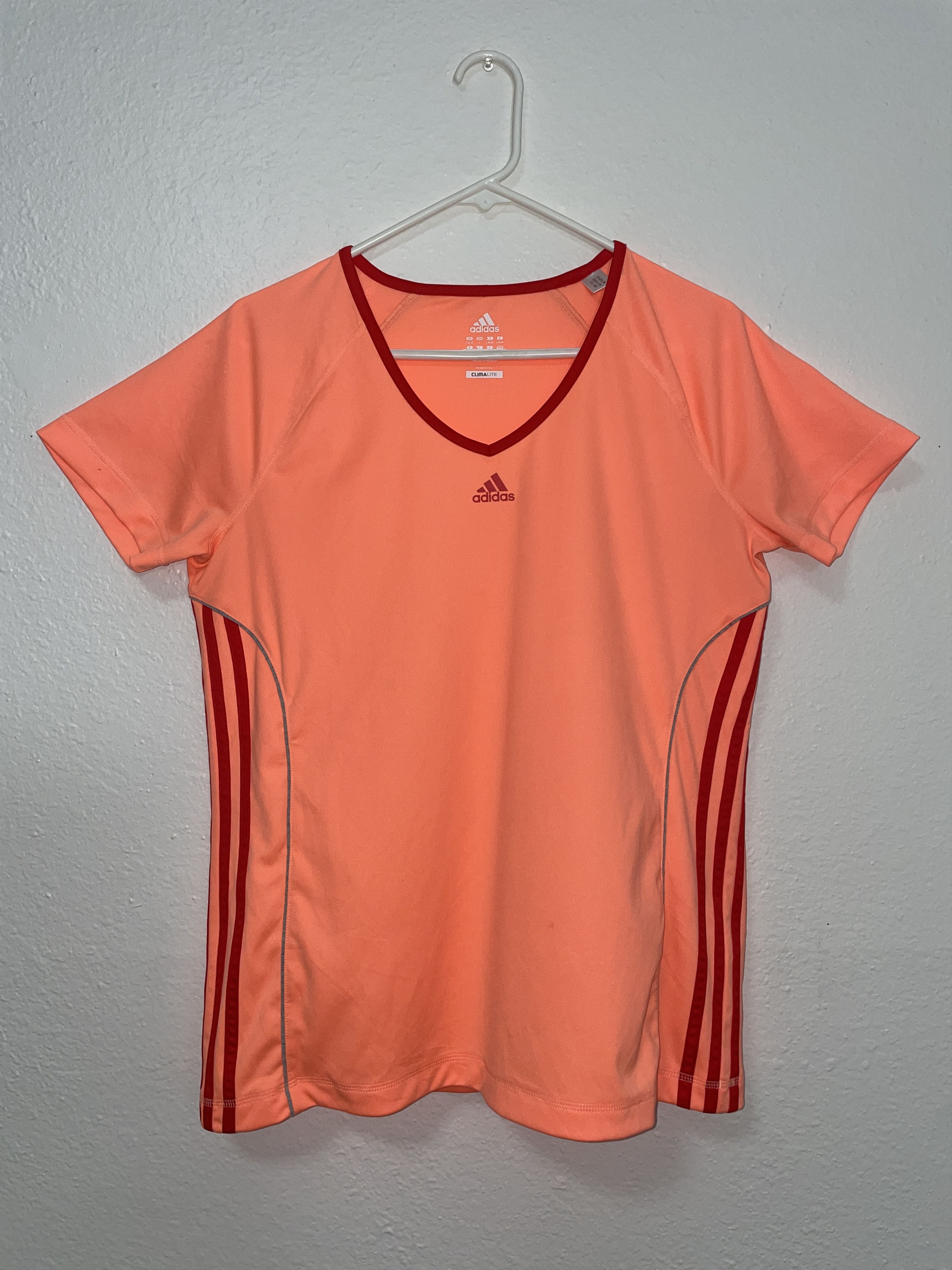 Adidas Adidas Womens Salmon Running Shirt Size L / US 10 / IT 46 - 2 Thumbnail