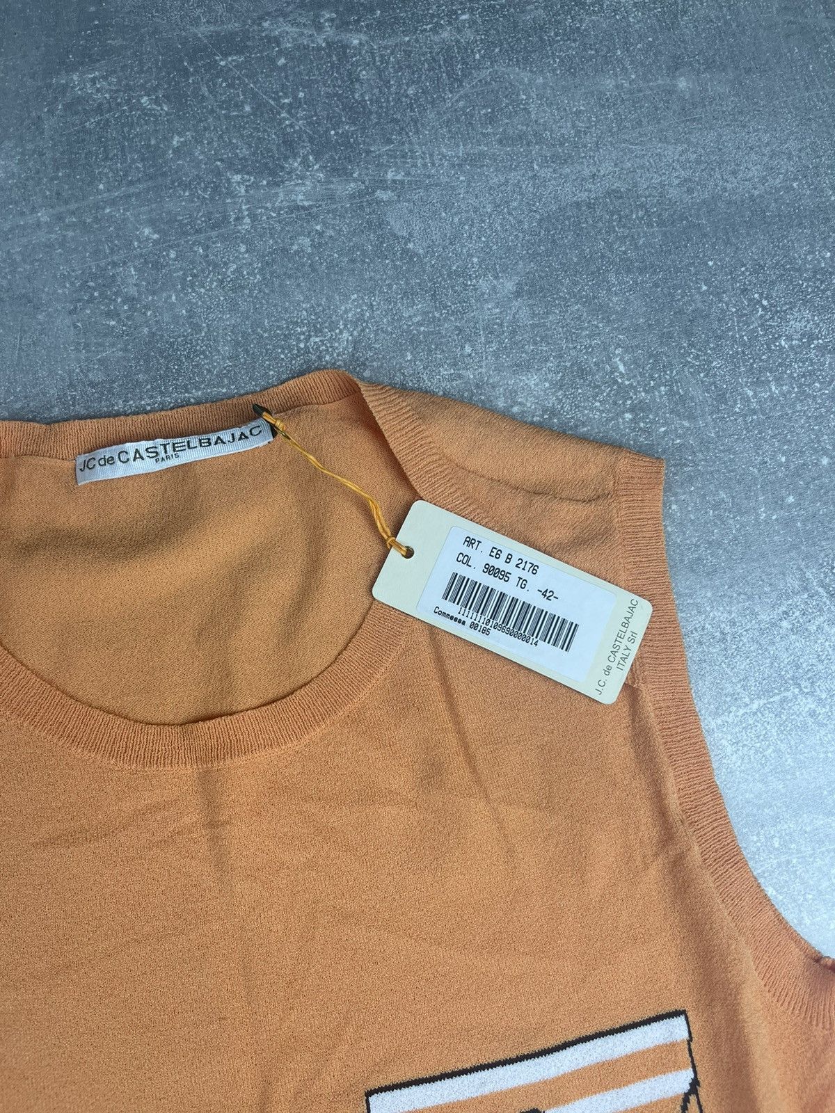 Jean Charles De Castelbajac Jean Charles de Castelbajac Orange Vintage Archive Art Dress Size M / US 6-8 / IT 42-44 - 14 Thumbnail