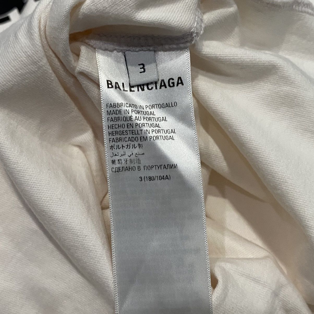 Balenciaga Balenciaga Oversize Logo Tee Size US XXL / EU 58 / 5 - 2 Thumbnail