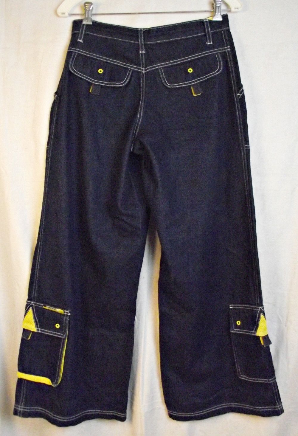 Vintage BREAKDOWN ORIGINAL Jeans Wide Baggy Leg Cargo Skater Size 30" / US 8 / IT 44 - 5 Thumbnail