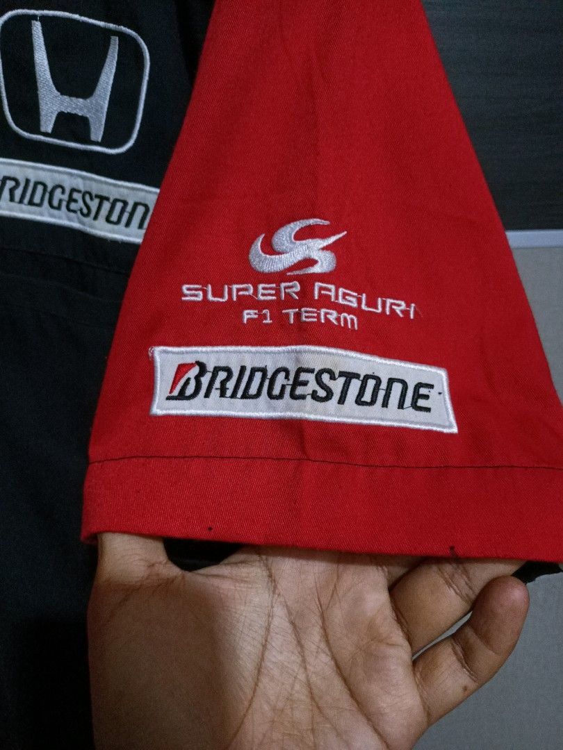 Formula 1 Honda x Super Aguri F1 Team x Bridgestone Pit Crew Shirt XL Size US M / EU 48-50 / 2 - 6 Thumbnail