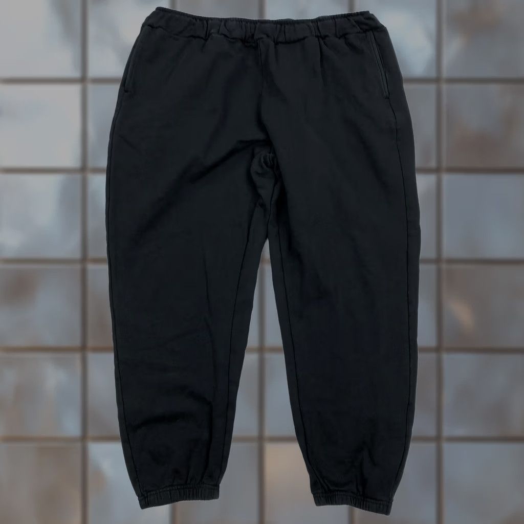 Vintage Pact Mens XL Black Organic Cotton Fleece Jogger Sweatpants Activewear Pants Size US 36 / EU 52 - 1 Thumbnail