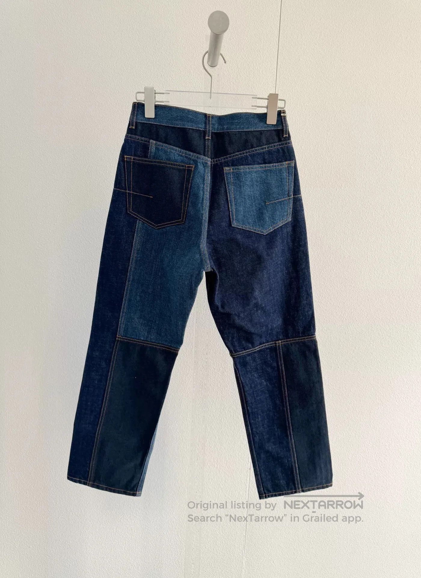Dior Dior Patchwork Wide-Leg Jeans. Size 35" - 3 Thumbnail