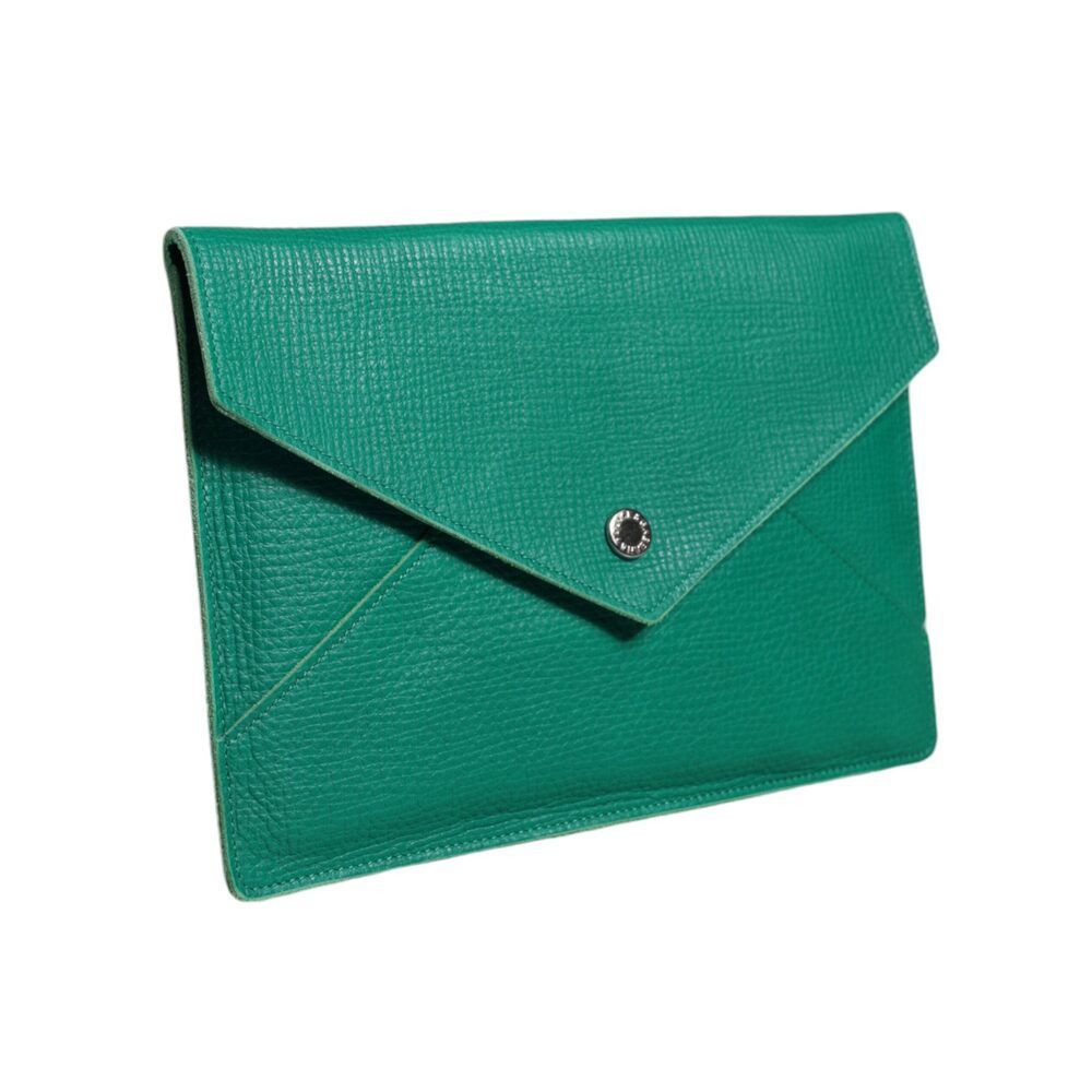 Dolce & Gabbana Dolce & Gabbana Green Leather Handbag Clutch Mini Purse Pouc Size ONE SIZE - 2 Thumbnail