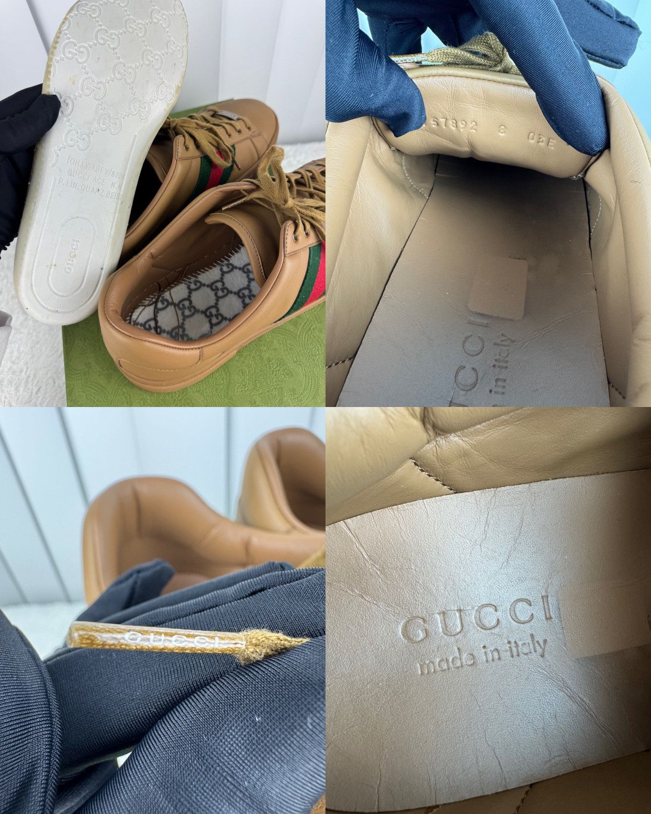 Gucci Gucci Ace Sneakers – Quartz Size US 9 / EU 42 - 9 Thumbnail