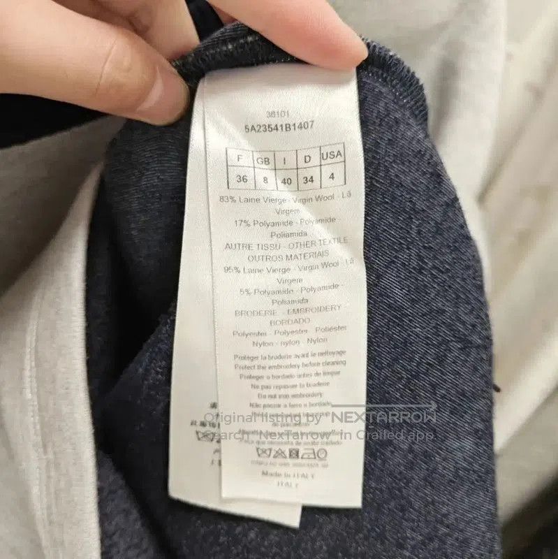 Dior Dior Gray Wool Women's Sweater . Size L / US 10 / IT 46 - 4 Thumbnail