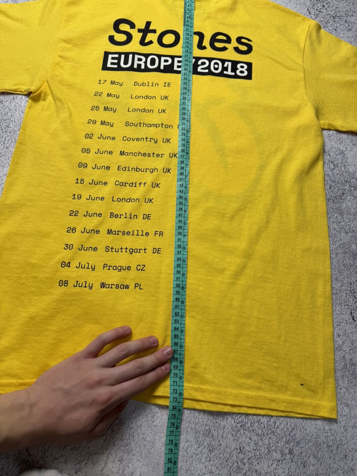 Band Tees Vintage The Rolling Stones Europe Tour 2018 Size US M / EU 48-50 / 2 - 20 Thumbnail