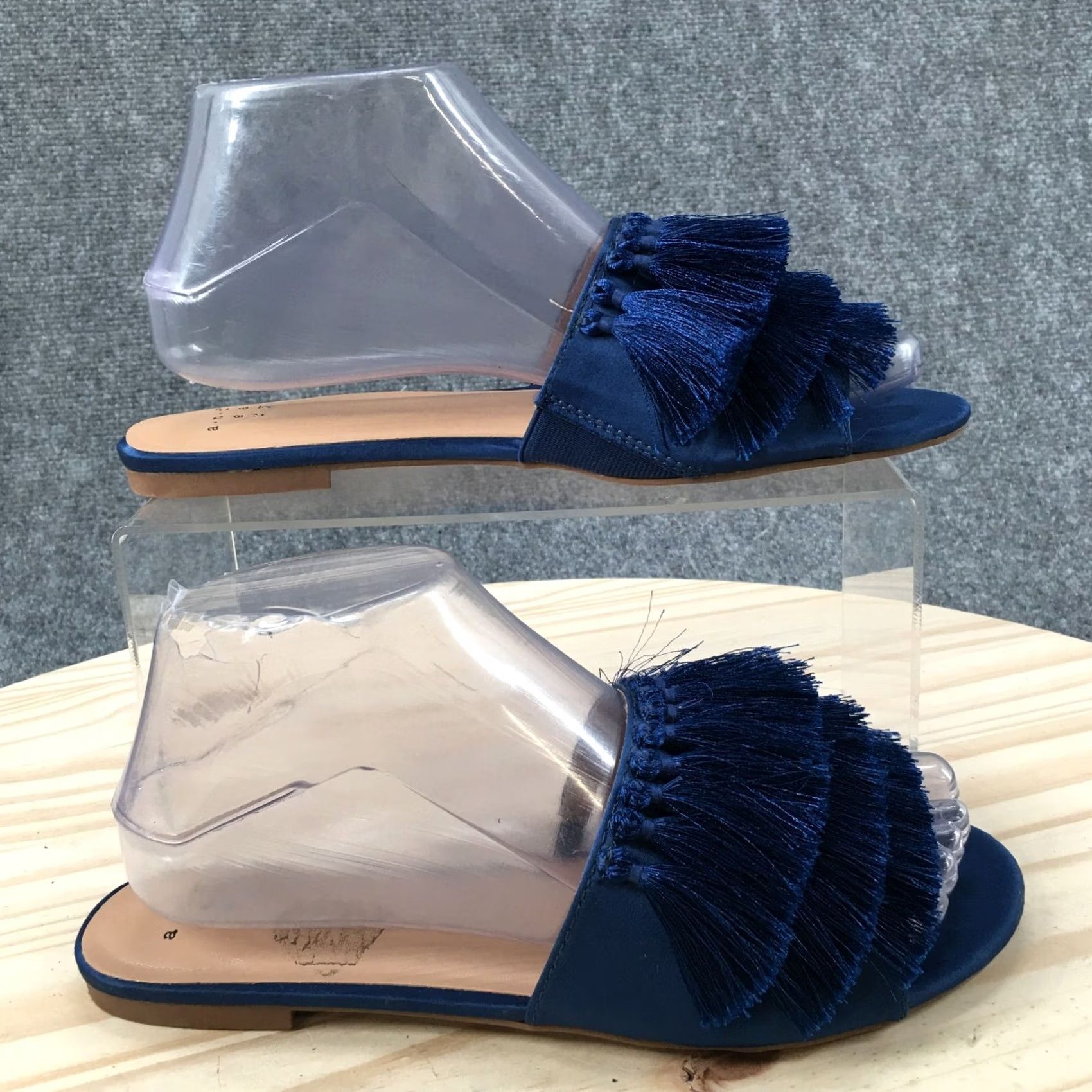 Vintage A New Day Sandals Womens 7 Casual Slide Flats Comfort Blue Slip On Low Top Sandal Womens Adult 7 Blue Casual Slide Comfort Nike Size M / US 6-8 / IT 42-44 - 2 Thumbnail